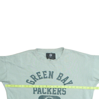 NFL Mens Green Bay Packers Green Sweatshirt L Crew Neck Pullover