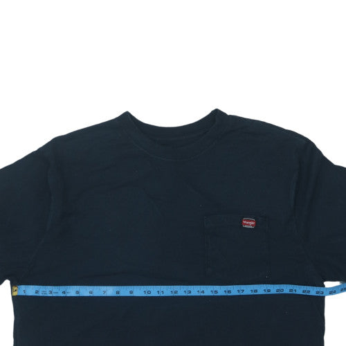 Wrangler Men's Black Workwear Crew Neck Cotton T-Shirt XL