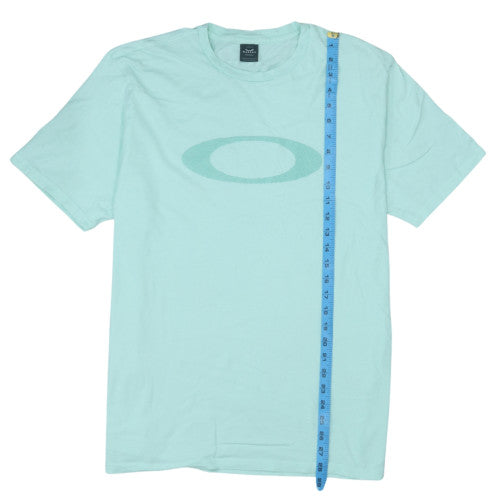 Oakley Men's Blue XL Regular Fit Graphic Logo T-Shirt