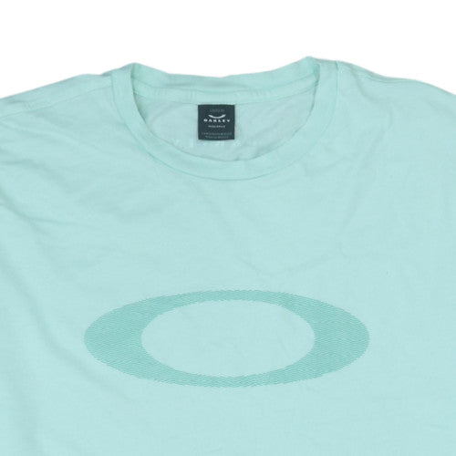 Oakley Men's Blue XL Regular Fit Graphic Logo T-Shirt