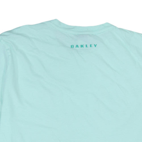Oakley Men's Blue XL Regular Fit Graphic Logo T-Shirt