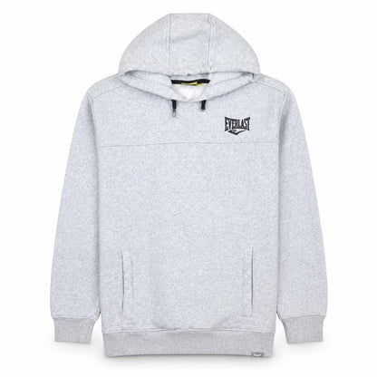 Everlast Men’s Grey Pullover Hoodie M Fleece Logo Sportswear