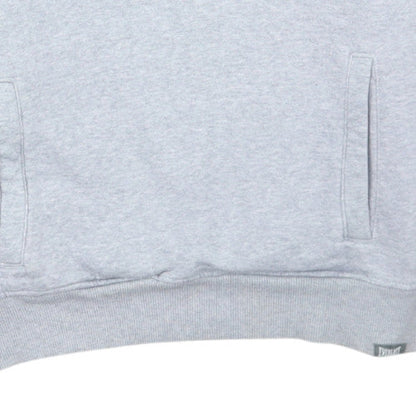 Everlast Men’s Grey Pullover Hoodie M Fleece Logo Sportswear