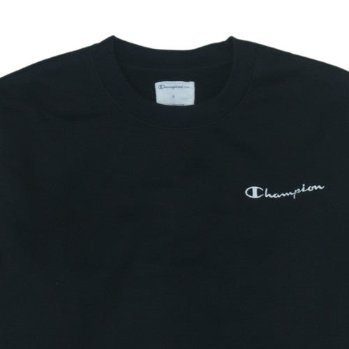 Champion Men's Black Crew Neck Pullover Sweatshirt M