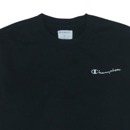 Champion Men's Black Crew Neck Pullover Sweatshirt M