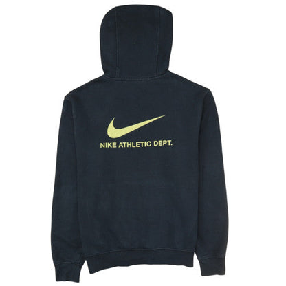 Nike Men’s Black Pullover Hoodie M Logo Athletic Dept Fleece Sweatshirt
