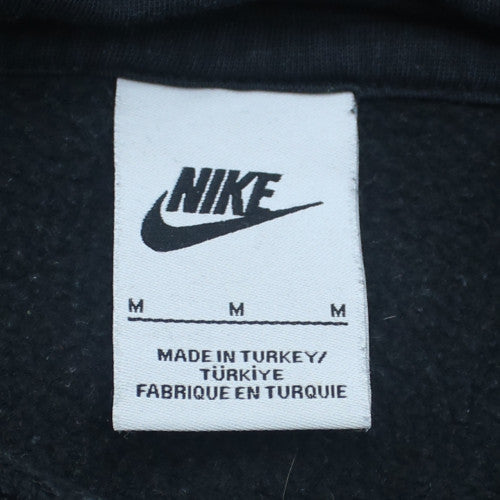 Nike Men’s Black Pullover Hoodie M Logo Athletic Dept Fleece Sweatshirt