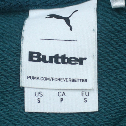 Puma Butter Men's Green Pullover Hoodie Size S Graphic Logo