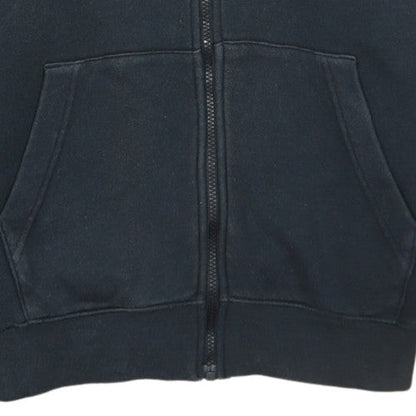 Nike Men's Black Full Zip Hoodie L Fleece Regular Fit