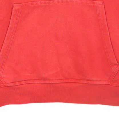 Nike Womens Red Pullover Hoodie Medium Cotton Blend Casual