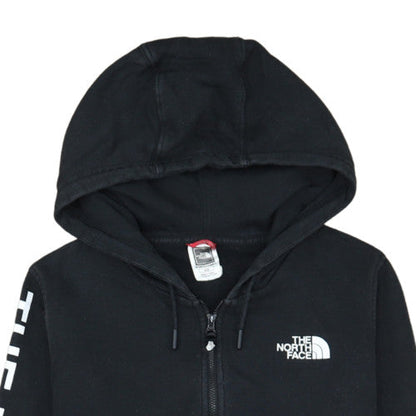 The North Face Women's Black Medium 1/4 Zip Hooded Sweatshirt
