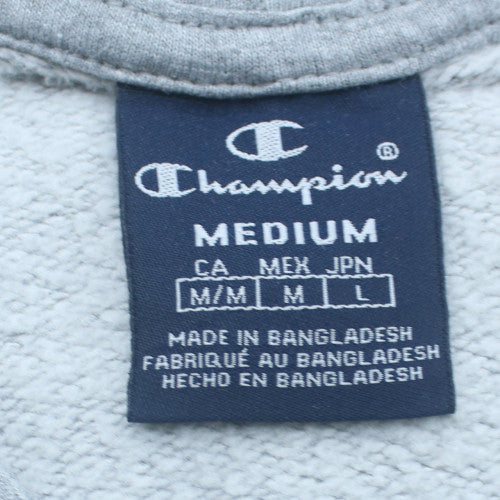 Champion Women's Grey Pullover Hoodie Medium New York Logo
