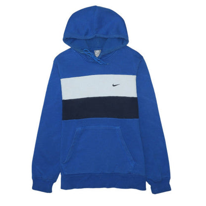 Nike Men's Blue Pullover Hoodie M Sports Fleece Logo