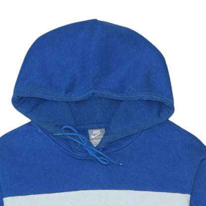 Nike Men's Blue Pullover Hoodie M Sports Fleece Logo