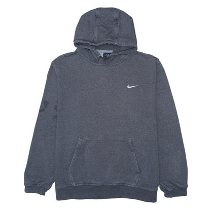 Nike Men's Grey 2XL Pullover Hoodie with Logo Fleece