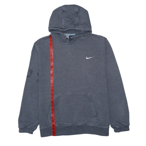 Nike Men's Grey 2XL Pullover Hoodie with Logo Fleece