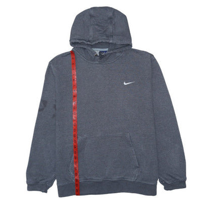 Nike Men's Grey 2XL Pullover Hoodie with Logo Fleece