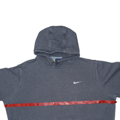 Nike Men's Grey 2XL Pullover Hoodie with Logo Fleece
