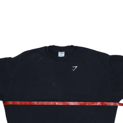 Gymshark Mens Black M Classic Crew Neck Sweatshirt Fleece