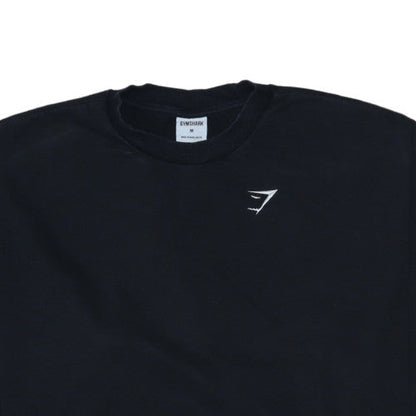 Gymshark Mens Black M Classic Crew Neck Sweatshirt Fleece