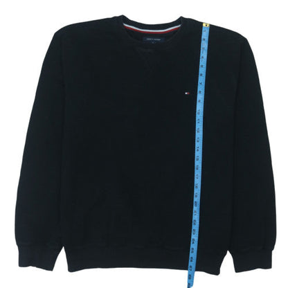Tommy Hilfiger Men's Black XL Pullover Sweatshirt Crew Neck Logo