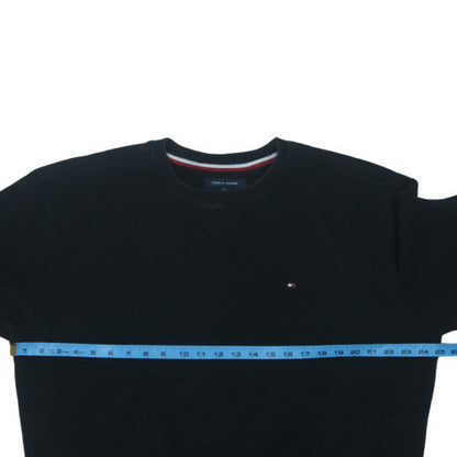 Tommy Hilfiger Men's Black XL Pullover Sweatshirt Crew Neck Logo