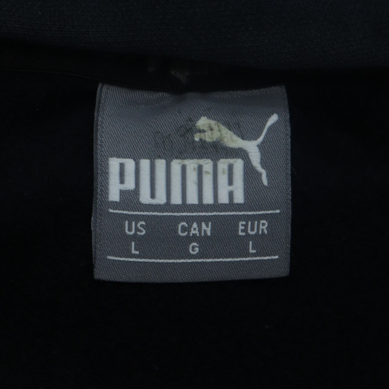 Puma Men's Black Pullover Hoodie L Sportswear Fleece Sweatshirt
