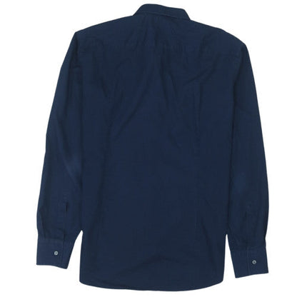 Hugo Boss Men's Blue Slim Fit Long Sleeve Button-Up Shirt 16.5 42in