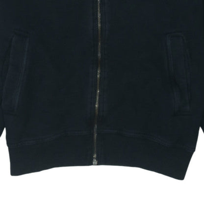 Wrangler Men's Black Full Zip Hoodie Size L Cotton Sweatshirt