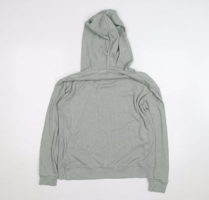 FatFace Women’s Grey Hooded Pullover Hoodie Size 10 Cotton Blend
