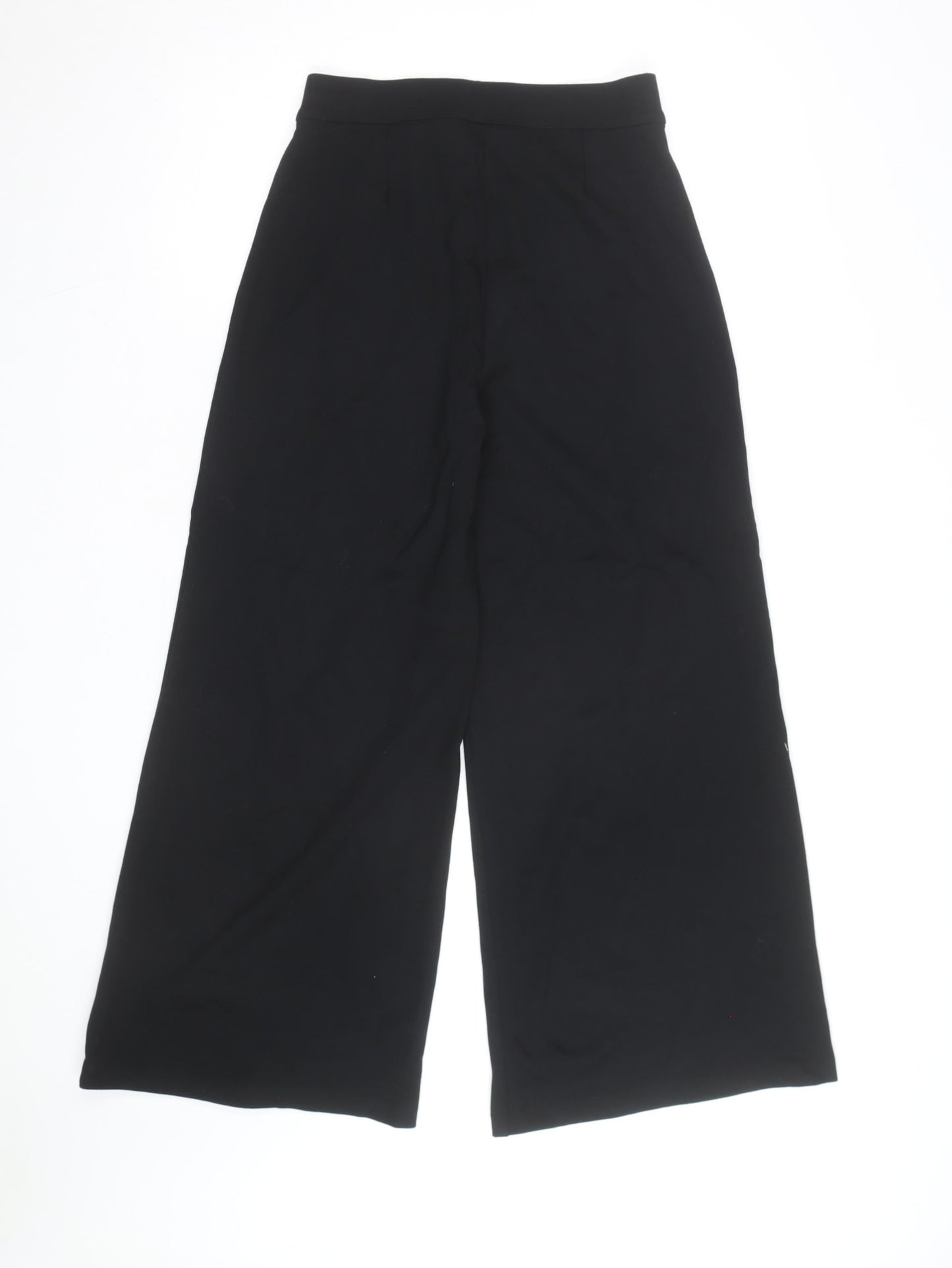 Marks and Spencer Black Wide-Leg Stretch Jersey Trousers Women’s S