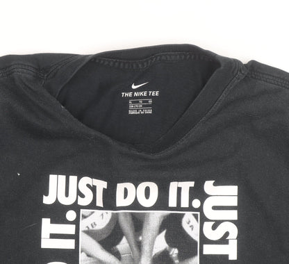 Nike Men's Black XL 'Just Do It' Graphic Sports T-Shirt