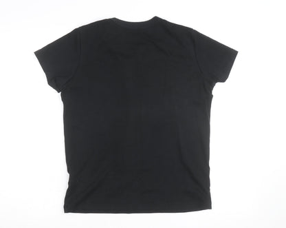 Uniqlo Men’s Black Crew Neck Cotton Short Sleeve T-Shirt M