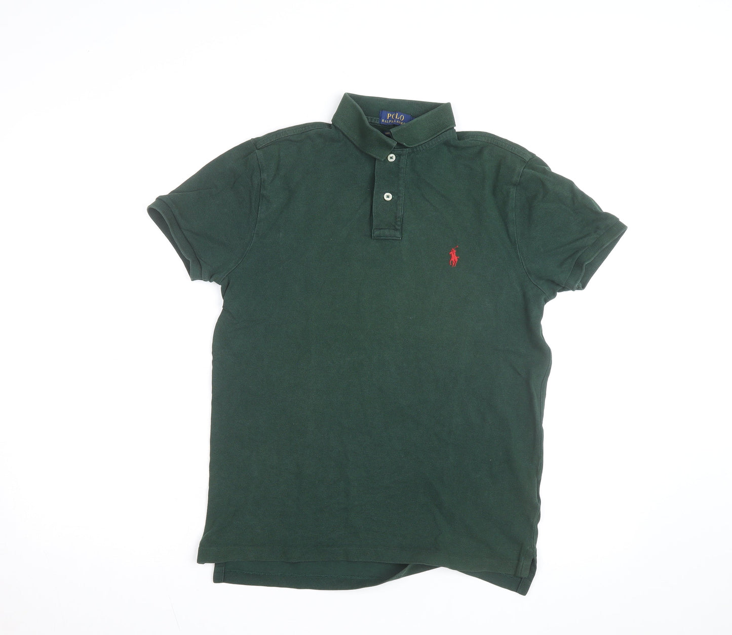 Ralph Lauren Men’s Dark Green Slim Fit Polo Shirt Size S