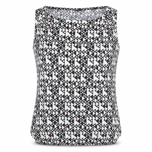 Esprit Women's Multicoloured Geometric Sleeveless Blouse S