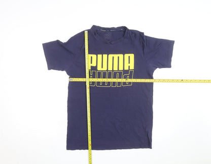 Puma Men's Blue Moisture Wicking Graphic T-Shirt Size S