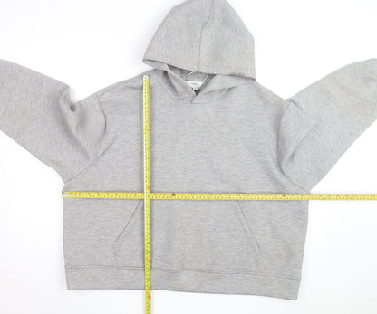 Marks and Spencer Mens Grey XL Pullover Hoodie Cotton Blend