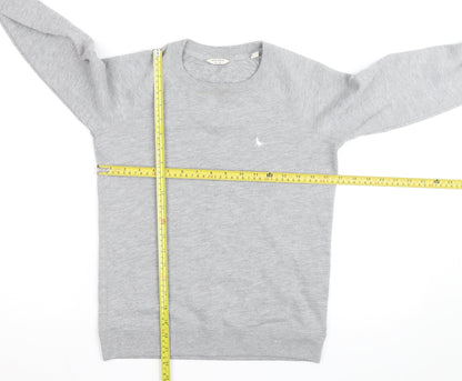 Jack Wills Womens Grey Crew Neck Pullover Sweatshirt Size 6