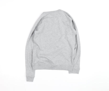 Jack Wills Womens Grey Crew Neck Pullover Sweatshirt Size 6
