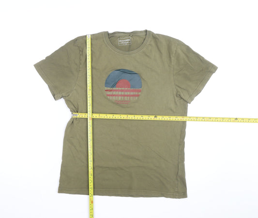 Craghoppers Men’s Green Graphic Print Cotton T-Shirt Size S