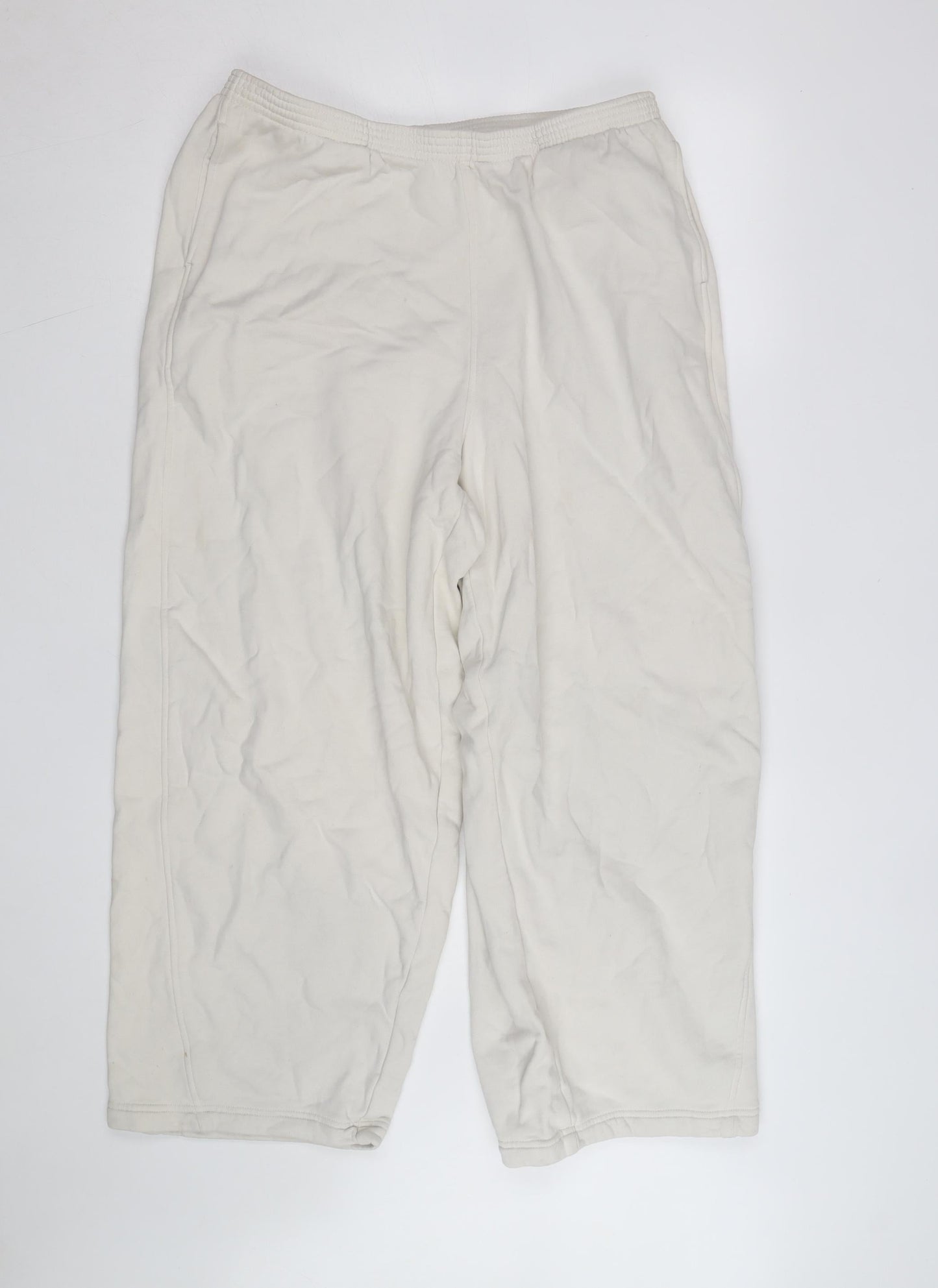 Marks and Spencer Women’s Ivory Size 16 Regular Jogger Trousers