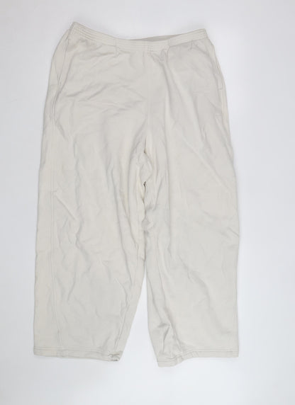 Marks and Spencer Women’s Ivory Size 16 Regular Jogger Trousers