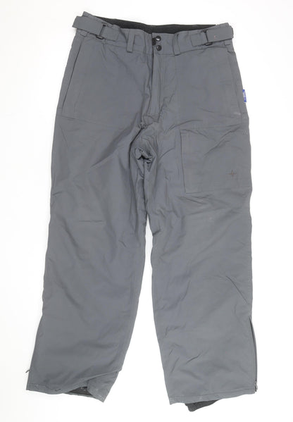 Mountain Warehouse Men's Grey L Insulated Waterproof Snow Pants