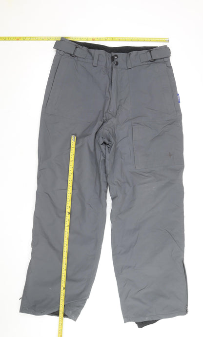 Mountain Warehouse Men's Grey L Insulated Waterproof Snow Pants