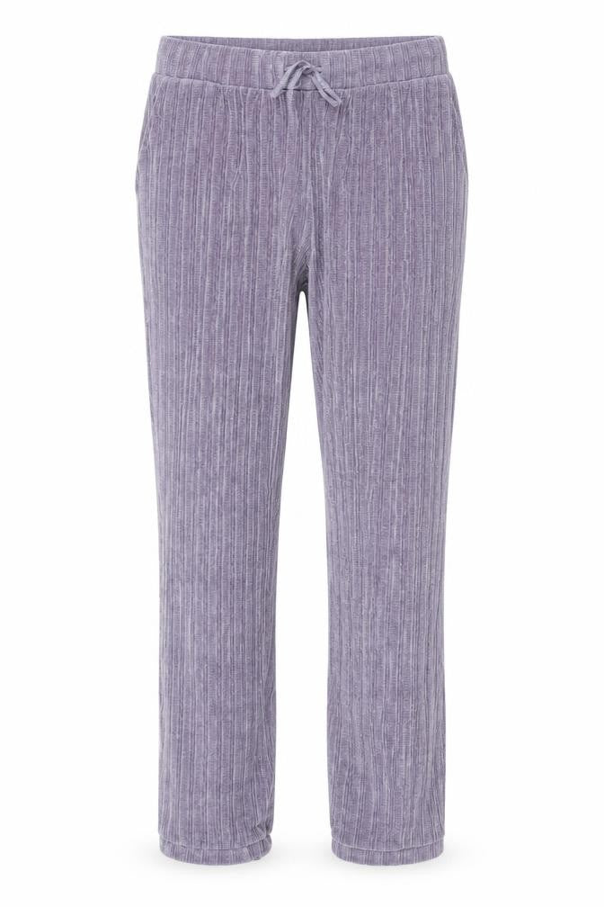 La Redoute Women’s Purple Velour Jogger Trousers L