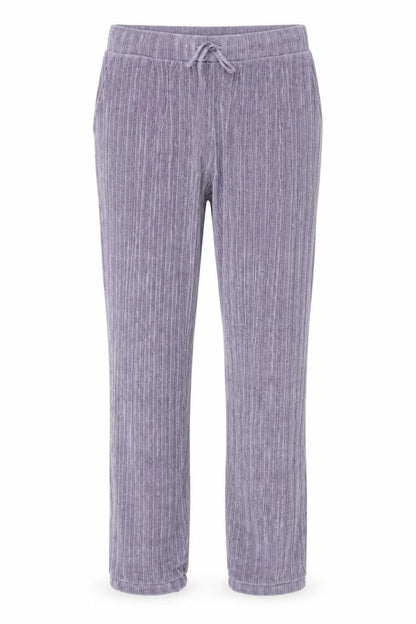 La Redoute Women’s Purple Velour Jogger Trousers L