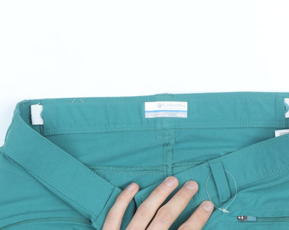 Columbia Women’s Green Size 10 Athletic Hiking Shorts Quick Dry
