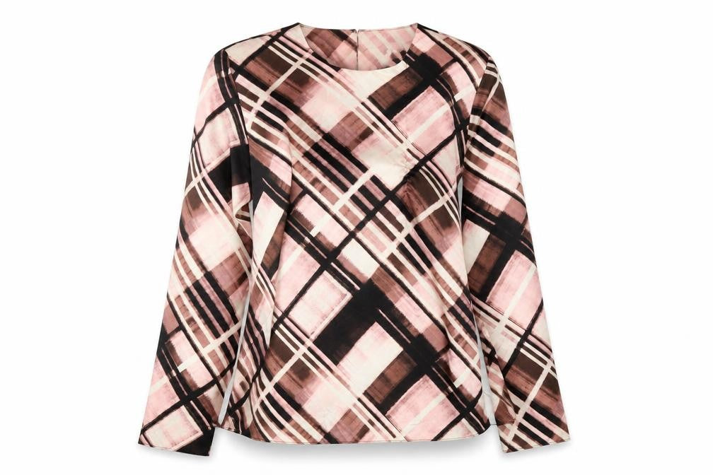 Marks & Spencer Women’s Multicoloured Check Tunic Blouse Size 10