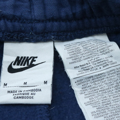 Nike Men's Blue Jogger Trousers M Side Stripe Fleece Activewear