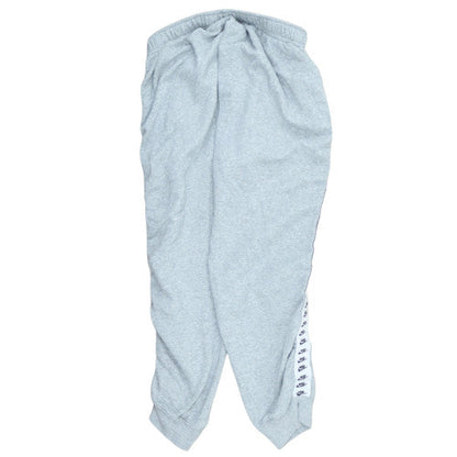 Nike Men's Grey Jogger Sweatpants M Elastic Waist Side Stripe